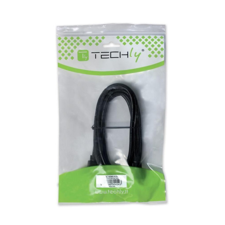 Techly ICOC DSP-H12-030 câble vidéo et adaptateur 3 m DisplayPort HDMI Noir