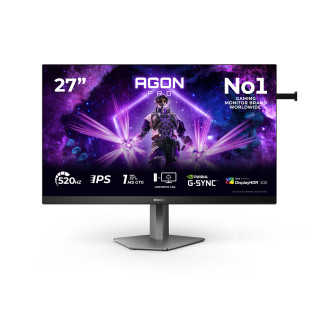 AOC AG276FK/69 écran plat de PC 68,6 cm (27") 1920 x 1080 pixels Noir, Gris