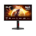 AOC G4 Q25G4SR écran plat de PC 62,2 cm (24.5") 2560 x 1440 pixels Quad HD LED Noir, Rouge