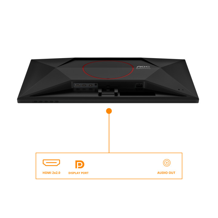 AOC G4 Q27G42XNE écran plat de PC 68,6 cm (27") 2560 x 1440 pixels Quad HD LED Noir, Rouge