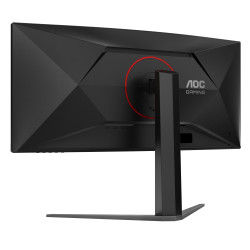 AOC G4 CU34G4/69 écran plat de PC 86,4 cm (34") 3440 x 1440 pixels Noir, Rouge