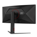 AOC G4 CU34G4/69 écran plat de PC 86,4 cm (34") 3440 x 1440 pixels Noir, Rouge