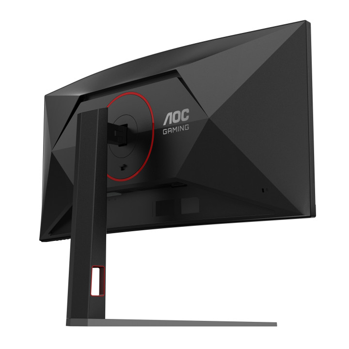AOC G4 CU34G4/69 écran plat de PC 86,4 cm (34") 3440 x 1440 pixels Noir, Rouge