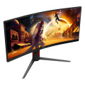 AOC G4 CU34G4/69 écran plat de PC 86,4 cm (34") 3440 x 1440 pixels Noir, Rouge