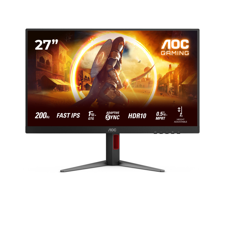 AOC G4 27G4HA écran plat de PC 68,6 cm (27") 1920 x 1080 pixels Full HD LED Noir, Rouge