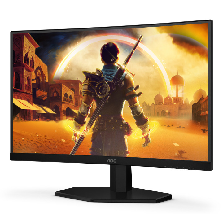 AOC G4 C24G42E écran plat de PC 59,9 cm (23.6") 1920 x 1080 pixels Full HD LED Noir, Rouge