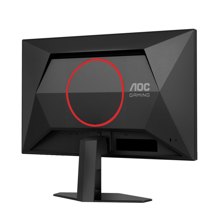 AOC G4 24G4HREAD écran plat de PC 60,5 cm (23.8") 1920 x 1080 pixels Noir, Rouge
