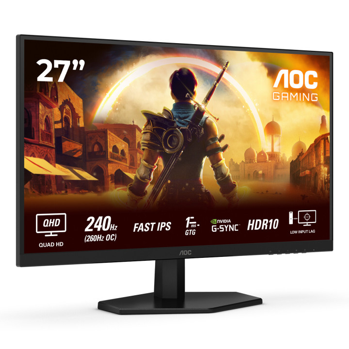 AOC G4 Q27G42ZE/69 écran plat de PC 68,6 cm (27") 2560 x 1440 pixels Noir, Rouge