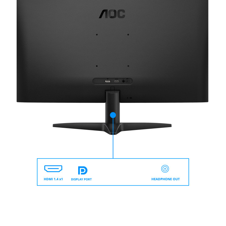 AOC 27B36X/69 écran plat de PC 68,6 cm (27") 1920 x 1080 pixels Noir