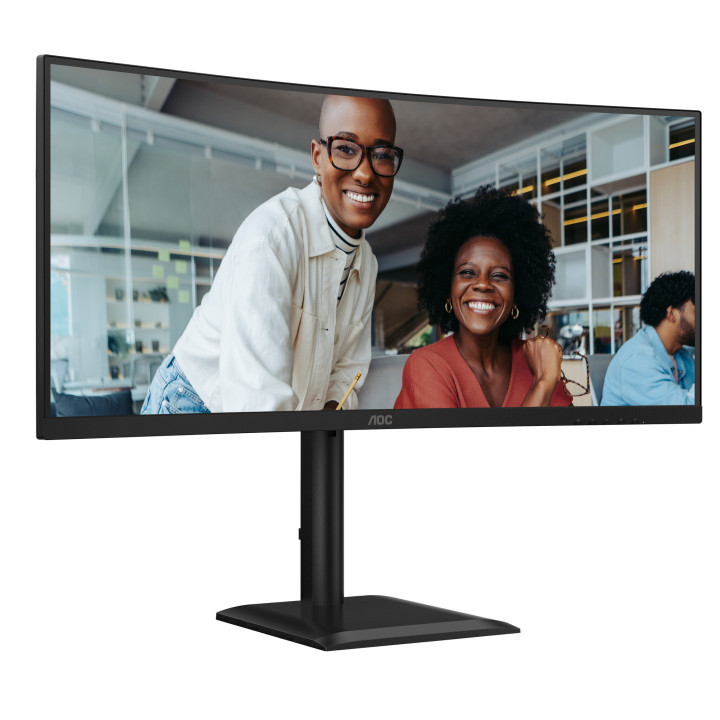 AOC CU34E4C écran plat de PC 86,4 cm (34") 3440 x 1440 pixels UltraWide Quad HD LED Noir