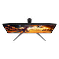 AOC G4 U32G4U écran plat de PC 80 cm (31.5") 3840 x 2160 pixels 4K Ultra HD Noir, Rouge