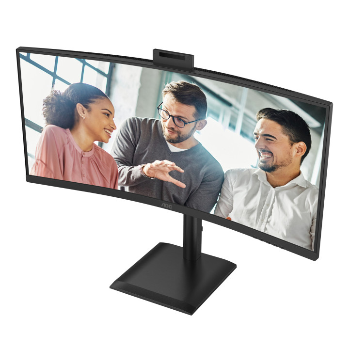 AOC CU34E4CW/75 écran plat de PC 86,4 cm (34") 3440 x 1440 pixels Noir