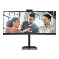 AOC CU34E4CW/75 écran plat de PC 86,4 cm (34") 3440 x 1440 pixels Noir