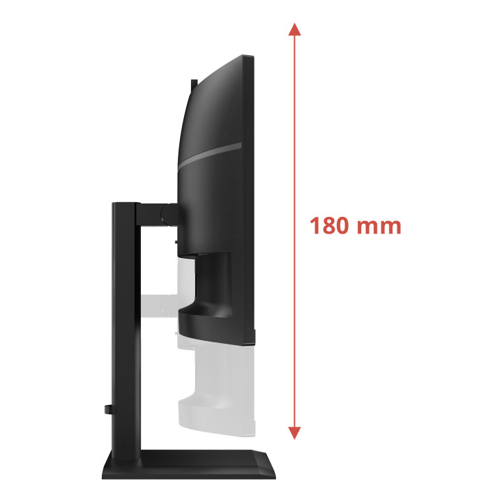 AOC CU34E4CW/75 écran plat de PC 86,4 cm (34") 3440 x 1440 pixels Noir