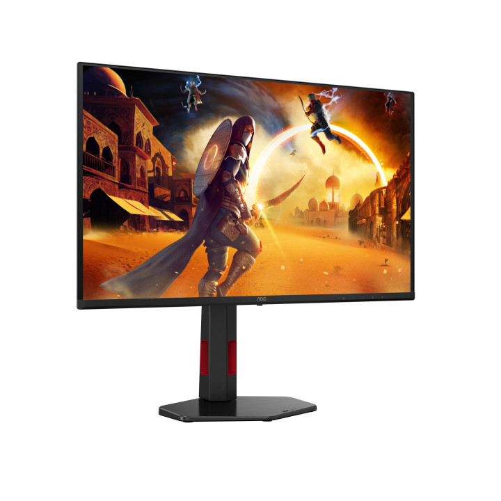 AOC G4 Q27G4SDR écran plat de PC 67,3 cm (26.5") 2560 x 1440 pixels Quad HD QD-OLED Noir, Rouge
