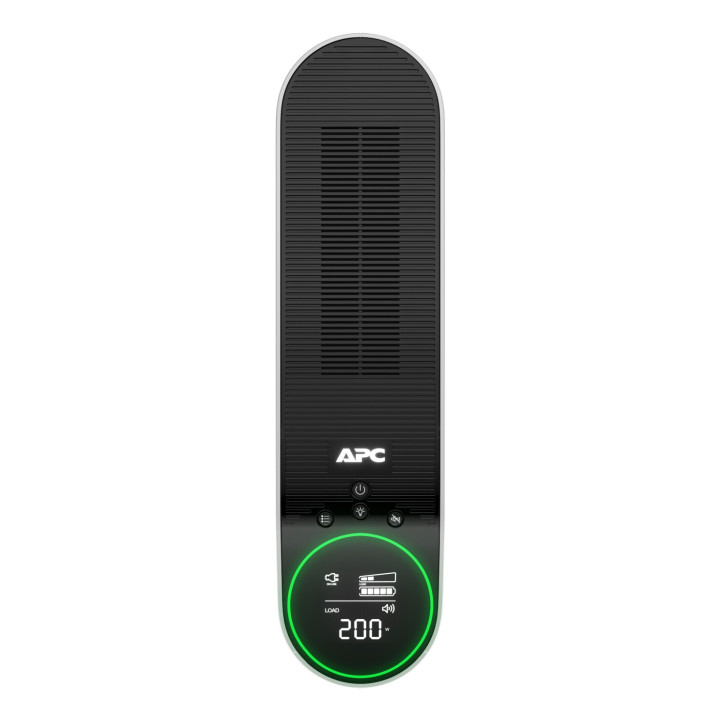 APC Back-UPS Pro for Gaming, 2200VA/1320W, Tower, 230V, 4x Schuko and 2x IEC C13 outlets, RGB Lights, Pure Sine Wave, Arctic (W