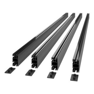 APC Confinement NetShelter - Profilé d'assemblage recoupable - 2536mm - lot de 4 - noir - Professionnels
