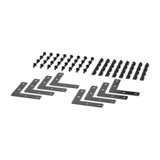 APC Confinement NetShelter - Raccord en L - lot de 8 - noir - Professionnels