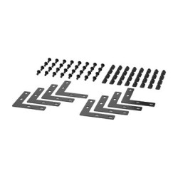 APC Confinement NetShelter - Raccord en L - lot de 8 - noir - Professionnels