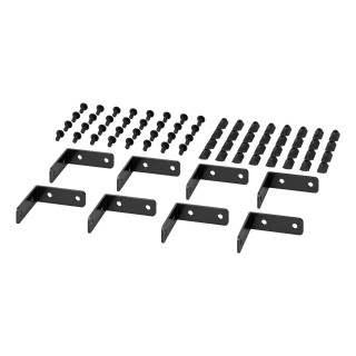 APC Confinement NetShelter - Raccord interne en angle droit - lot de 8 - noir - Professionnels