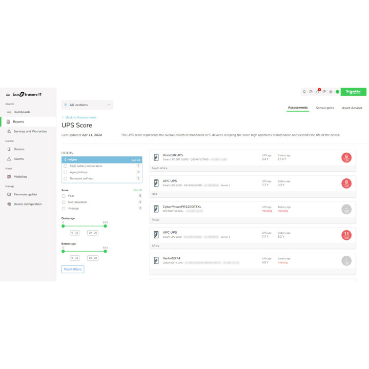 APC Subscription, Ecostruxure IT Expert, I year, Digital, Remote monitoring and management of Data Centers.