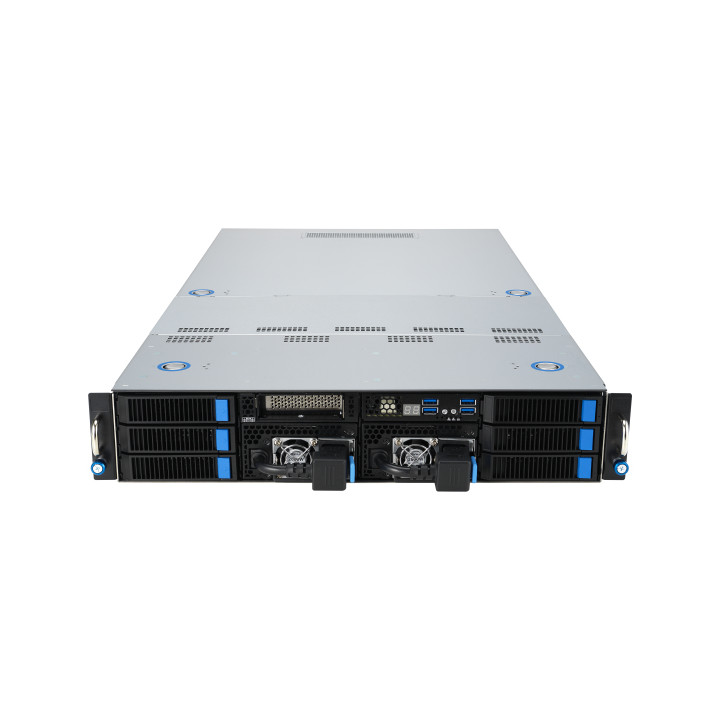 ASUS 90SF0251-M004X0 serveur barebone Intel C741 Rack (2 U) Noir, Acier