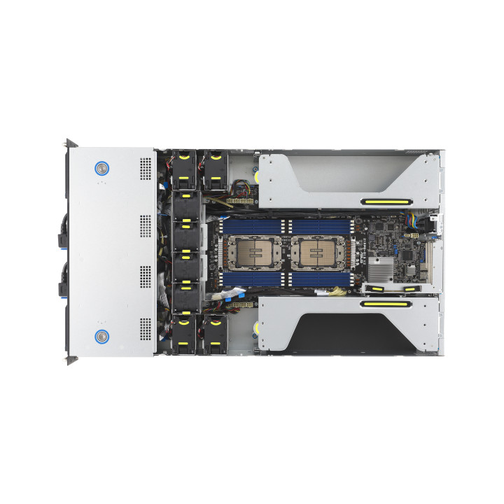 ASUS 90SF0251-M004X0 serveur barebone Intel C741 Rack (2 U) Noir, Acier