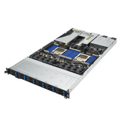 ASUS RS700A-E12-RS12U Socket SP5 Rack (1 U) Noir, Acier