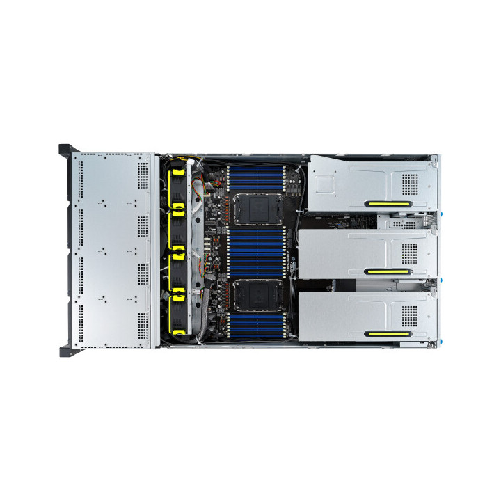 ASUS RS720-E11-RS12U Intel C741 Rack (2 U) Noir, Argent