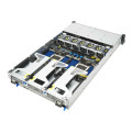 ASUS RS720A-E13-RS8U Socket SP5 Rack (2 U) Noir, Argent