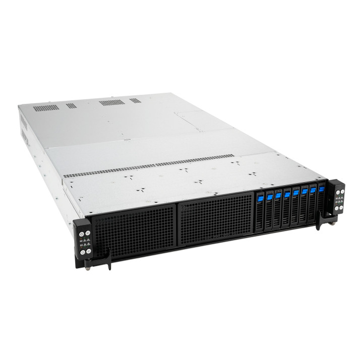 ASUS RS720Q-E11-RS8U Intel C741 LGA 4677 (Socket E) Rack (2 U) Noir, Argent