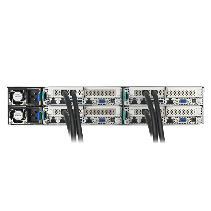 ASUS RS720Q-E11-RS8U Intel C741 LGA 4677 (Socket E) Rack (2 U) Noir, Argent