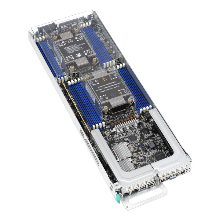 ASUS RS720Q-E11-RS8U Intel C741 LGA 4677 (Socket E) Rack (2 U) Noir, Argent