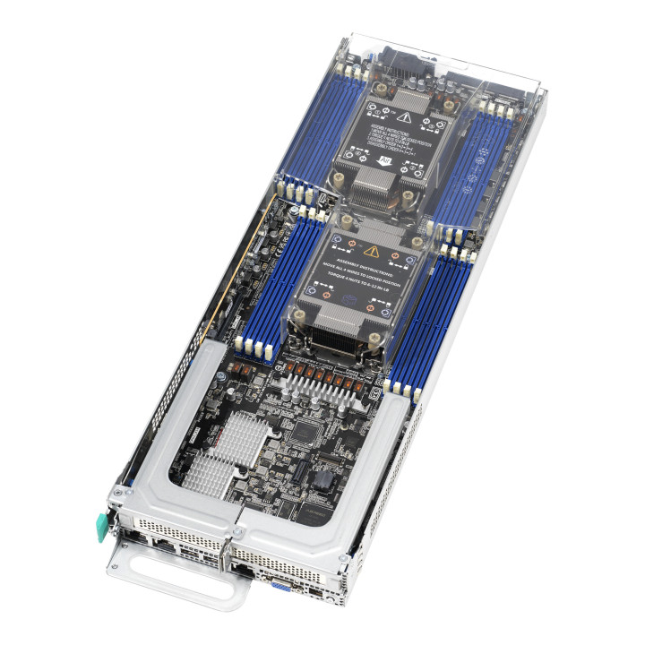 ASUS RS720Q-E11-RS8U Intel C741 LGA 4677 (Socket E) Rack (2 U) Noir, Argent