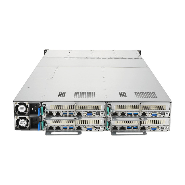 ASUS RS720Q-E11-RS8U Intel C741 LGA 4677 (Socket E) Rack (2 U) Noir, Argent