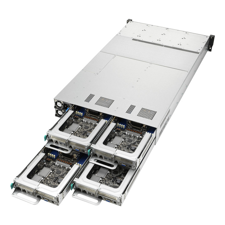 ASUS RS720Q-E11-RS8U Intel C741 LGA 4677 (Socket E) Rack (2 U) Noir, Argent