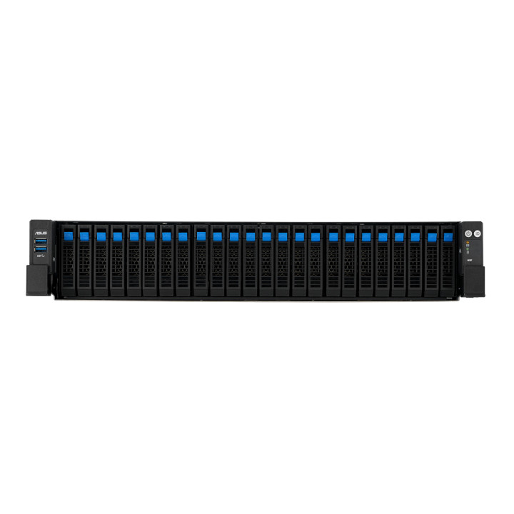 ASUS RS720A-E13-RS24G Socket SP5 Rack (2 U) Noir, Argent