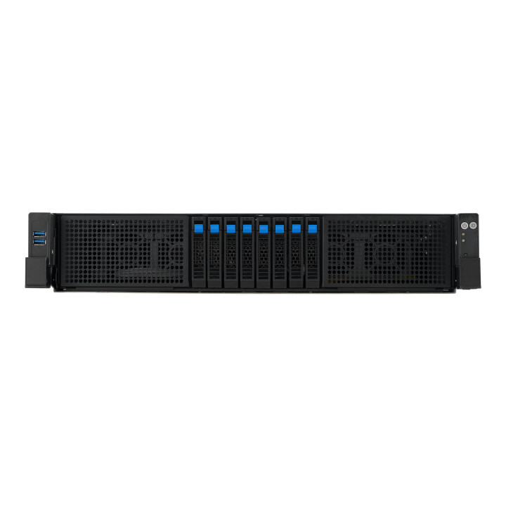 ASUS RS720A-E13-RS8G Socket SP5 Rack (2 U) Noir, Argent