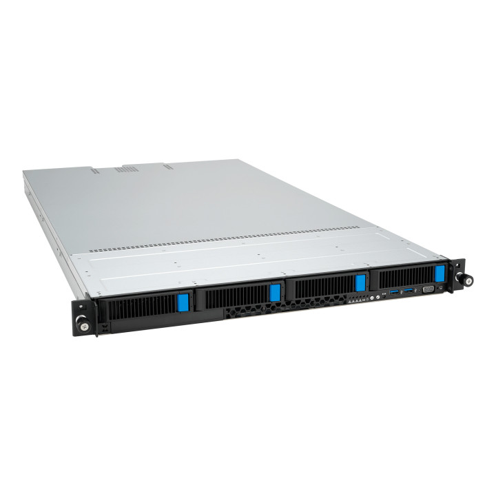 ASUS RS501A-E12-RS4 LGA 6096 Rack (1 U) Noir, Argent