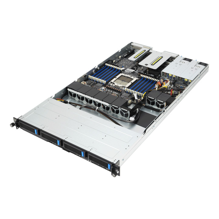 ASUS RS501A-E12-RS4 LGA 6096 Rack (1 U) Noir, Argent