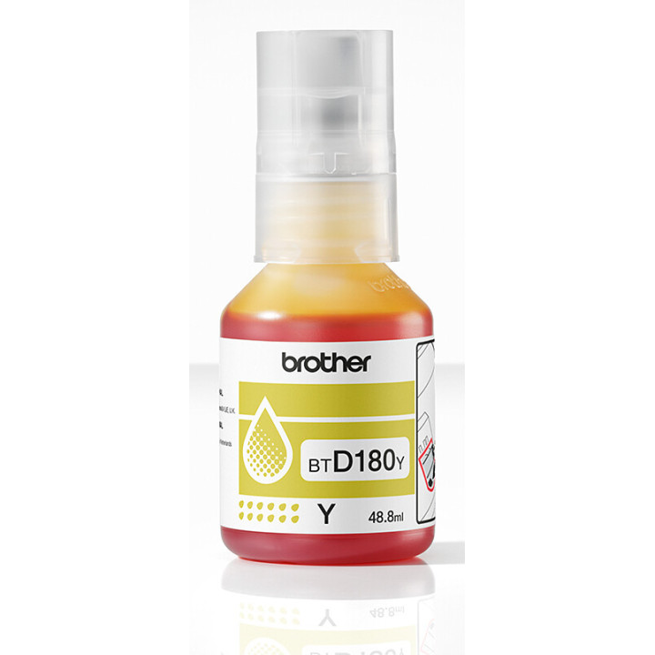 Brother BTD180Y Jaune Bouteille d'encre originale