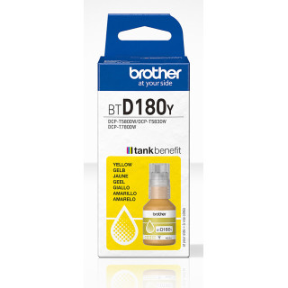 Brother BTD180Y Jaune Bouteille d'encre originale