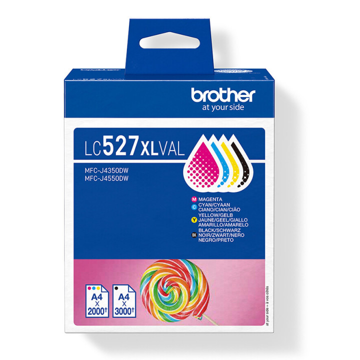 Brother LC527XLVAL Cartouche d'encre d'origine, pack économique
