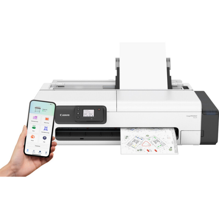 Canon imagePROGRAF TC-21 imprimante grand format Wifi Jet d'encre Couleur 2400 x 1200 DPI A1 (594 x 841 mm) Ethernet/LAN