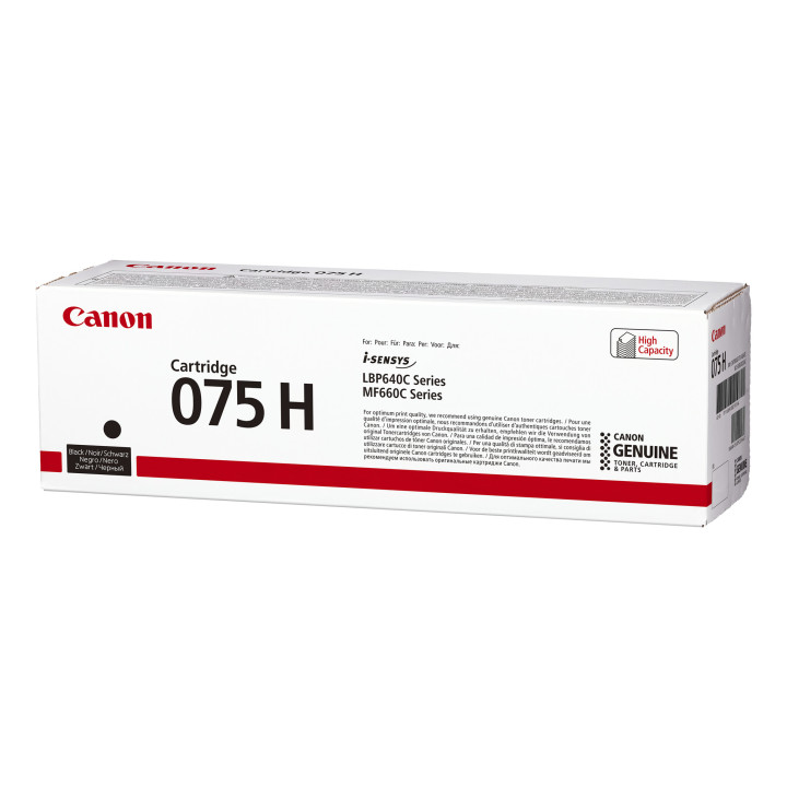 Canon 075 H Cartouche de toner 1 pièce(s) Original Noir