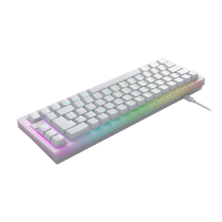 CHERRY K5V2 Compact clavier Jouer USB AZERTY Français Blanc