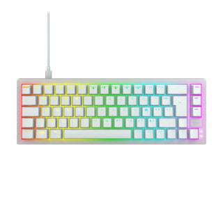 CHERRY K5V2 Compact clavier Jouer USB AZERTY Français Blanc
