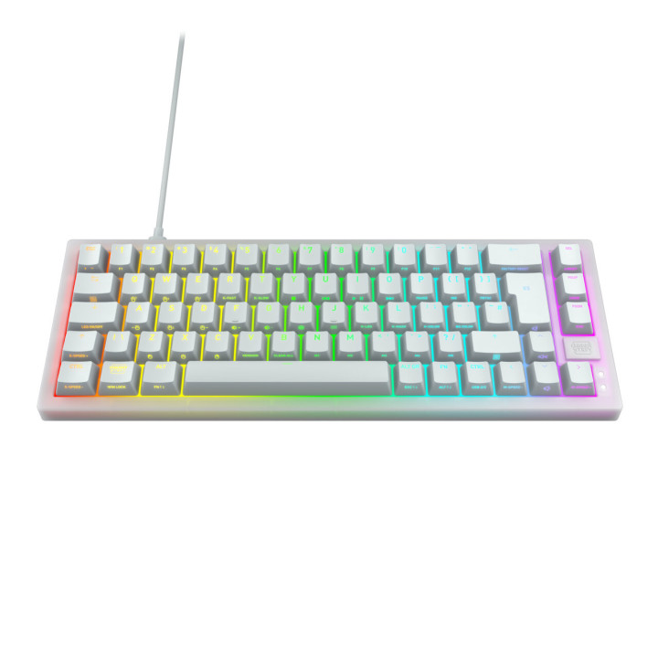 CHERRY K5V2 Compact clavier Jouer USB AZERTY Français Blanc