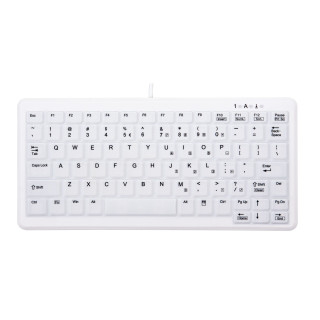 CHERRY AK-C4110 clavier Médical USB QWERTY Anglais américain Blanc
