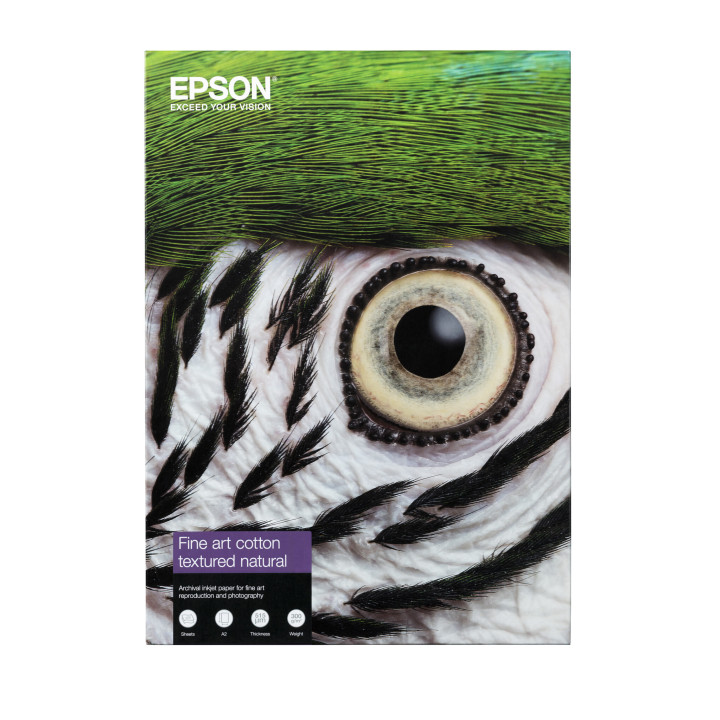 Epson Fine Art Cotton Textured Natural II, A4 25 Sheets